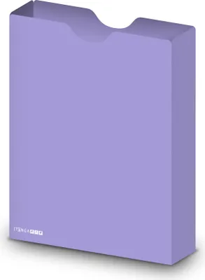 Produktbild von itenga Heftbox DIN A4 Hochformat aus PP Kunststoff FLIEDER