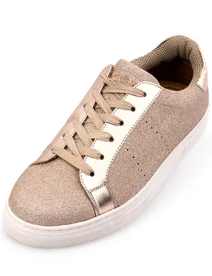 Produktbild von MADDOX Damen Glitzer Schuhe Sneaker "Patrizia" | Pink Größe (EU): 37