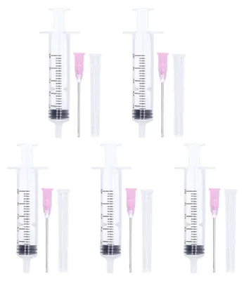 Obrázek produktu pro 5 ks Inkoustová plnicí stříkačka plastová 5ml Injector Drawing Tool se stupnicí pro tiskárnu Cartridge