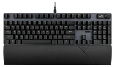 Produktbild von ASUS XA14 ROG STRIX SCOPE II X/NXSWV2/US/PBT, Volle Größe (100%), Kabelgebunden, USB, Mechanischer Switch, RGB-LED, Schwarz