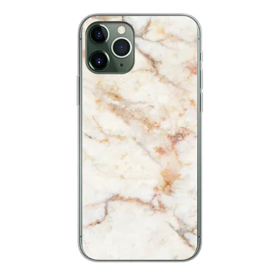 Produktbild von MuchoWow® Handyhülle Schutzhülle Hülle für iPhone 11 Pro Marmor - Braun - Luxus Silikon Softcase Handy Hülle - Handy