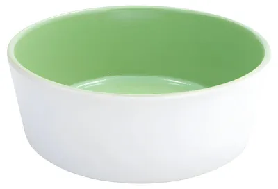 Produktbild von napani Keramikfutternapf creme/apfelgrün, Größe: S