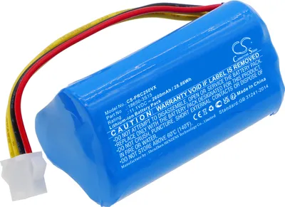 Image de TECHTEK Batterie compatible avec [Pure Clean] PUCRC25, PUCRC25_0, PUCRC26B, pour [Scarlett] robot vacuum cleaner, pour [CleanMate] S460 remplace 1865