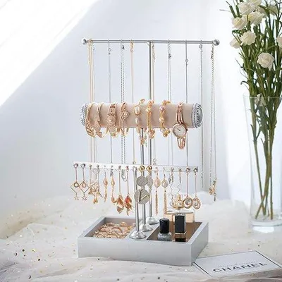 Produktbild von Famanu Schmuckständer Schmuckhalter Kettenhalter - Schmuckbaum - Schmuck Organizer