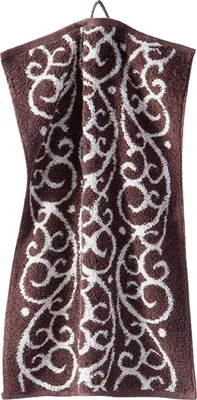 Produktbild von grace grand spa Gäste-Handtuch Akanthus mit Akanthus-Muster Braun bordüre One Size