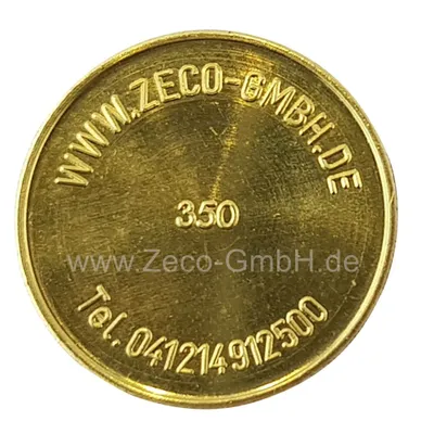 Produktbild von 100 x Wertmarken WM3, kompatibel mit Miele Waschmünze 1699350 - Waschmarke für Münzautomat