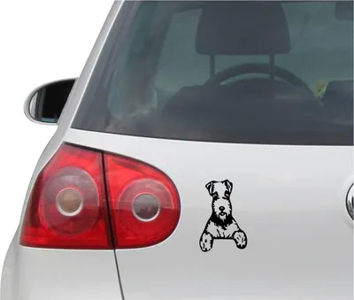 Produktbild von Aufkleber / Autoaufkleber - JDM - Die cut - AIrotALE - Hund - Folie Auto Decal Sticker #1483 - schwarz - 101mm x152mm