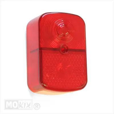 Immagine prodotto di BestPrice vetro del fanale posteriore compatibile con Simson rosso