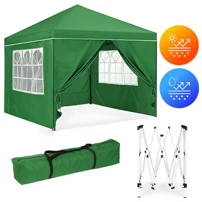 Immagine prodotto di Tenda da giardino a padiglione 3x3 m con apertura automatica + 4 pareti laterali MultiGarden