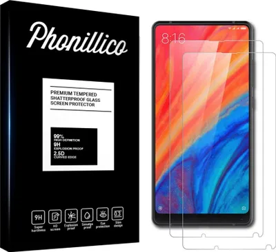 Immagine prodotto di Vetro Temperato per Xiaomi MI MIX 2 [2 Pezzi] Pellicola Protettiva Antigraffio Resistente Phonillico®