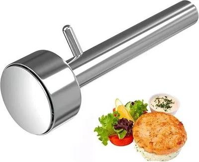 Immagine prodotto di Macchina per falafel, macchina per la produzione di falafel, cucchiai per falafel in metallo, cucchiai per falafel con rivestimento antiaderente, pressa per hamburger, preparazione di gustose polpette di falafel, preparazione di hamburger e accessori da cucina