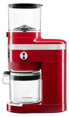Produktbild von KitchenAid 5KCG8433EER, Mühle mit Mahlwerk, 340 g, Kegelmahlwerk, Edelstahl, Rot, EMPIRE RED