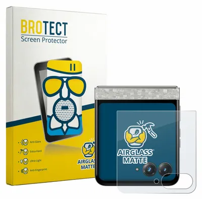Produktbild von BROTECT Entspiegelungs Schutzglas für Motorola Razr 70 (Hinteres Display) Schutzfolie Panzer Folie Glas Display Schutz matt