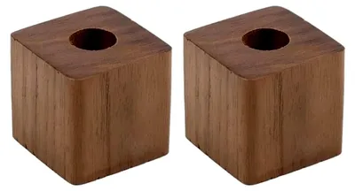 Produktbild von 2 Stück Holz Stifthalter, Kubischer Stifthalter Für Den Schreibtisch Im Home-Office