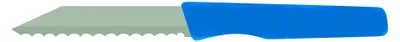 Produktbild von Brötchenmesser / Küchenmesser mit Wellenschliff, Blau