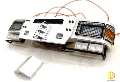 Produktbild von JXModel 1:14 Schwerlaststoßstange aus Alu für MAN F2000