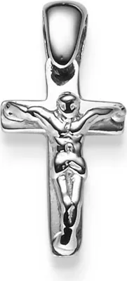 Anhänger-Kreuz-585-Weißgold-19x9mm