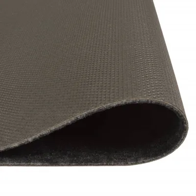 Produktbild von vidaXL Küchenteppich Waschbar Cooking Schwarz 60x300 cm Samt