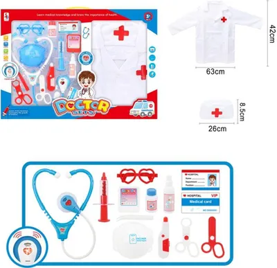 Produktbild von Medizinische Schürze mit Zubehör