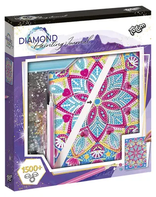 Produktbild von DIY-Set Mein Tagebuch mit Lotusmandala und Diamanten, Totum