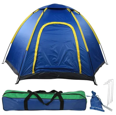 Produktbild von Zelt für Camping, geeignet für 3-4 Personen – wasserdicht, winddicht, UV-beständig
