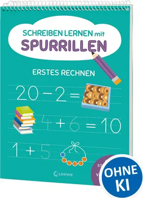 Produktbild von Schreiben lernen mit Spurrillen - Erstes Rechnen