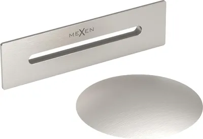 Produktbild von Mexen Uni Abfluss mit Überlauf für freistehende Badewannen, gebürsteter Nickel - 5100-97