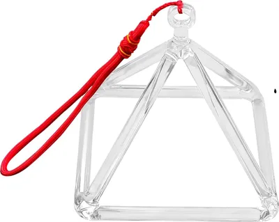 Obrázek produktu pro Křemenná krystalová pyramida, zvuková terapie, pomůcka k meditaci, 5 v