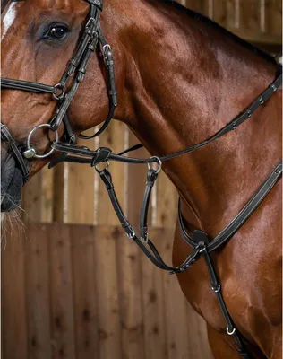 Immagine prodotto di Dy'on Martingala Fork Working Collection Anello per redini ausiliarie Martingala nero