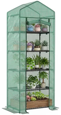 Produktbild von SUGIFT Foliengewächshaus Tomatenhaus Kräuterhaus, Grün
