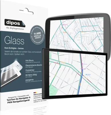 Produktbild von 2x dipos GlassCC TomTom Go Navigator 6 PKW-Navigationsgerät