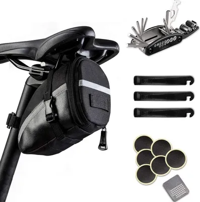 Produktbild von Fahrradwerkzeugset 16 in 1 Fahrrad Multitools Reparatur Werkzeug-Set Mit Fahrradtasche
