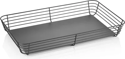 Produktbild von GN Buffetkorb 1/1 STEELNEST, Höhe 8 cm, pulverbeschichtet, Metall