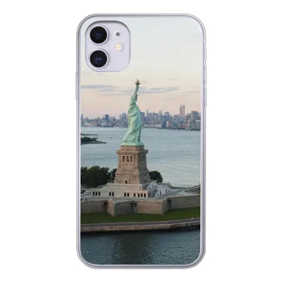 Produktbild von MuchoWow® Handyhülle Schutzhülle Hülle für iPhone 11 New York - Freiheitsstatue - Amerika Silikon Softcase Handy Hülle - Handytasche