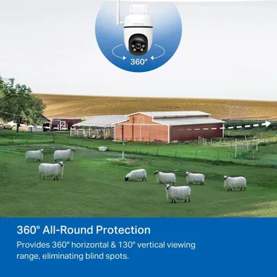 Produktbild von 360°-Überwachungskamera - Sicherheitskamera - Überwachungskamera - CCTV-Kamera - Überwachungskamera