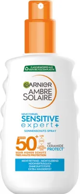 Produktbild von Garnier Ambre Solaire Sensitive Expert+ Sun Protection Spray with SPF 50+ 150ml