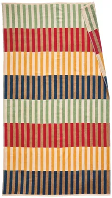 Produktbild von Esposa Strandtuch Multicolor mit Streifendesign, weich und schnell trocknend