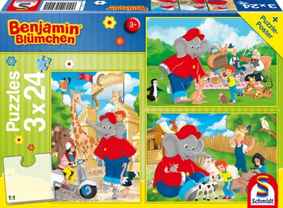 Produktbild von Schmidt Spiele Im Zoo, 24 Stück(e), Cartoons, 3 Jahr(e)