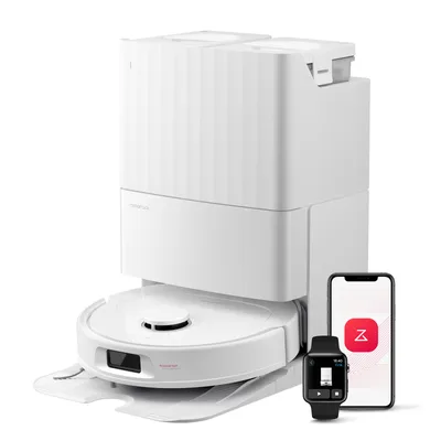 Produktbild von Roborock QV 35S Staubsauger Roboter, 10.000 Pa Saugroboter (Upgrade von Qrevo Plus), Anti-Tangle-Bürsten, Anhebbare Schleudermopps (Weiß)