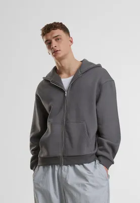 Obrázek produktu pro Urban Classics Pánská mikina na zip Chalic šedá M