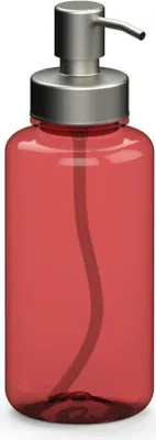 Produktbild von Seifenspender "Superior" 0 transparent-rot