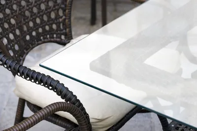 Produktbild von Glasplatte Tisch Glastisch Tischplatte Glas Zuschnitt Glasplatten nach Maß Klar Durchsichtig Glasscheibe in 8mm- Satiniert Milchglas - 80x70 cm