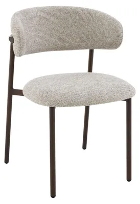 Produktbild von HowHomely | Stuhl - Küchenstuhl - Esszimmerstuhl - 55 x 58 x 79 cm - beige - Essstuhl - gepolsterter - Praktisch