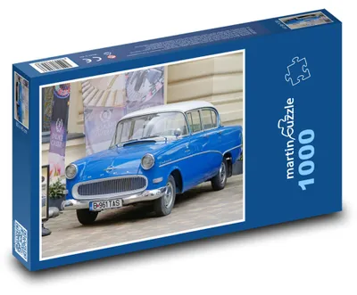 Produktbild von Puzzle 1000 Historisches blaues Auto - martinpuzzle