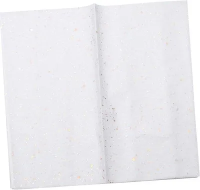 Produktbild von Famanu Geschenkpapier Blumen mit Seidenpapier und Punktmuster - 10 Stück