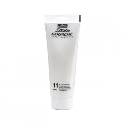 Obrázok produktu pre Pébéo Studio Gouache, 220 ml, permanentná biela
