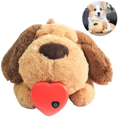 Produktbild von Hundespielzeug mit Herzschlagfunktion zur Linderung von Trennungsangst