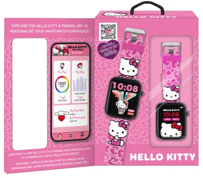 Zdjęcie produktu dla Smartwatch Hello Kitty z Bluetooth 12 funkcji i aplikacja HK50264
