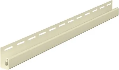 Obrázek produktu pro Profil VILO J-TRIM SV-15 – pro plastové panely – odolný proti povětrnostním vlivům – 1 kus – 3,05 m – slonová kost