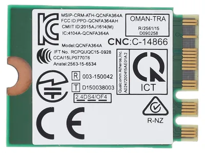 Obrázok produktu pre Vysokorýchlostná bezdrôtová sieťová karta Bluetooth 4.1 pre ASUS 2,4 GHz/5 GHz NGFF/M.2